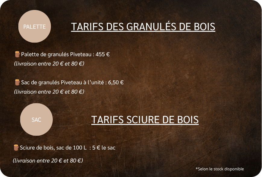 fournisseur de pellets de bois dinan