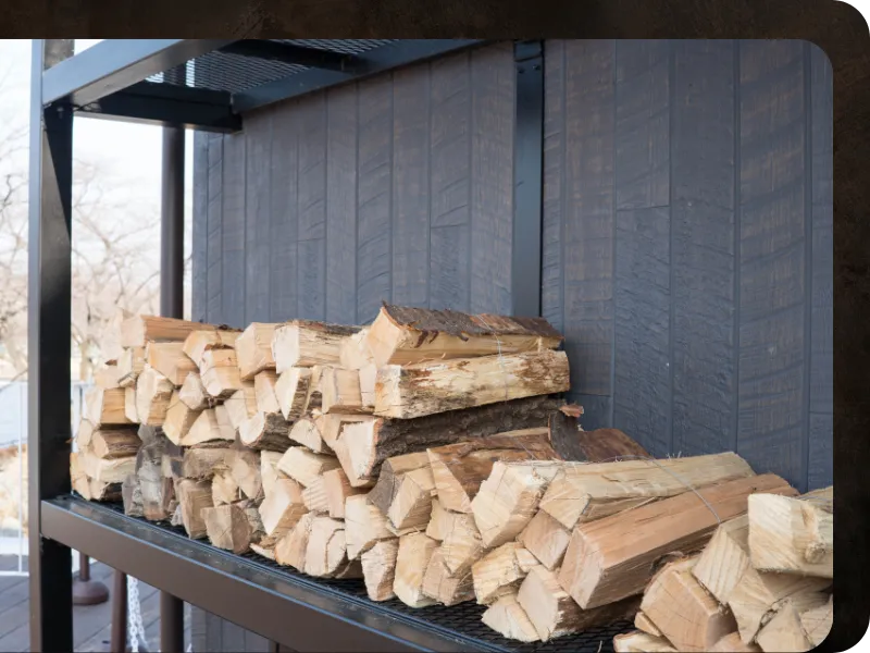 palette de bois de chauffage dinan