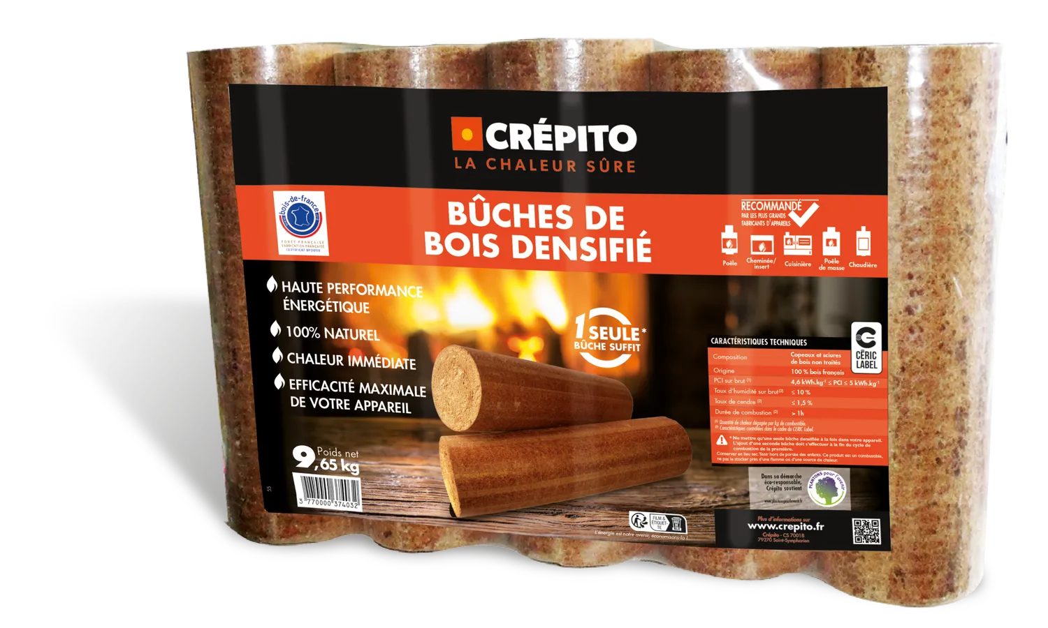 palette de bois de chauffage rennes