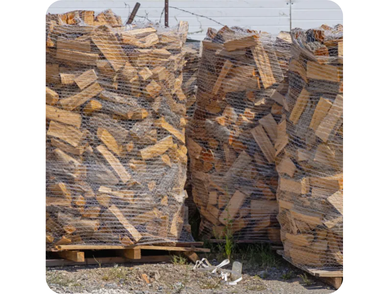 palette de bois de chauffage saint malo